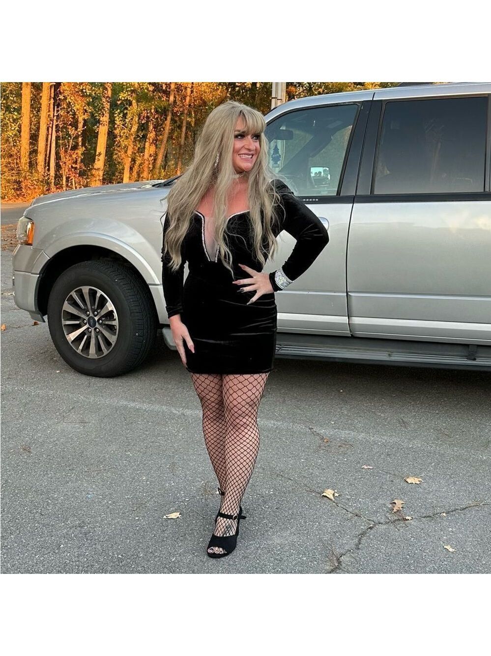 BLACK VELVET rhinestone long sleeve off shoulder mini dress